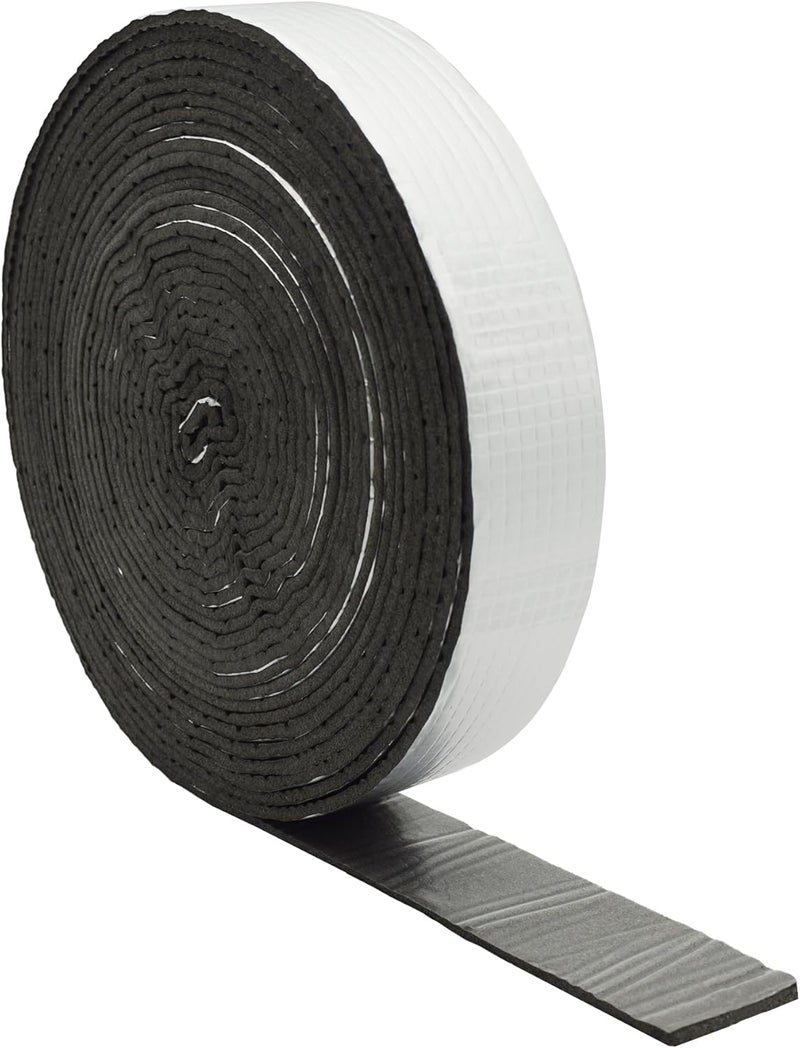 DOBTIM Foam Foil Pipe Insulation Wrap 2 in x 32 ft,Reflective Foil Insulation Tape Self Adhesive with High Resilience for Pipe Insulation Wrap - Image 1